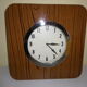 Electric wall clock in formica - 1950s