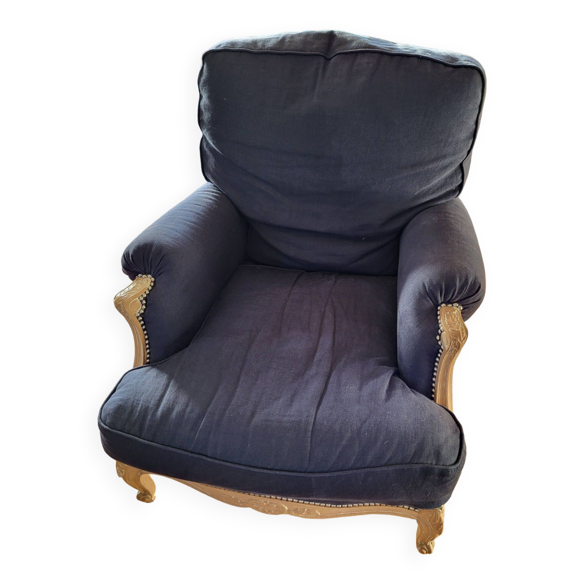 Louis XV style Bergère armchair