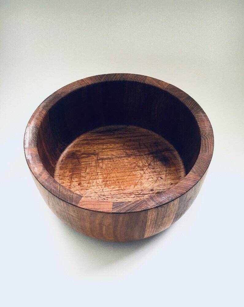 Large Mid-Century Scandinavian Teak Bowl by Richard Nissen, Denmark, 1960s