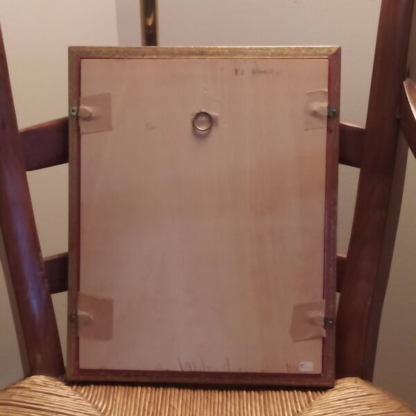 aquarelle signée Maurice Fillonneau (1930-2000) intitulée la Pluie