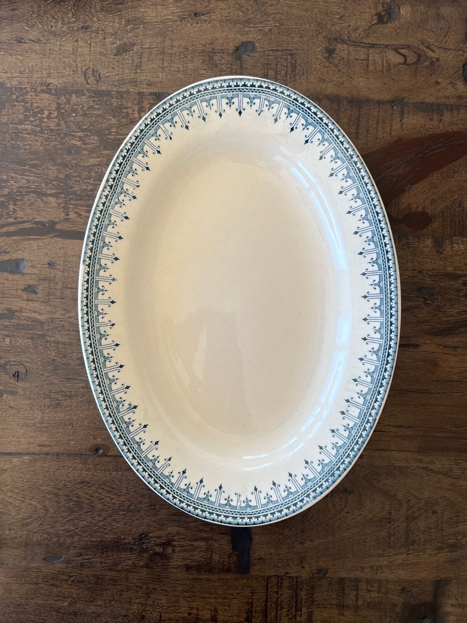 Oval flat Iron Earth