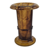 George Davidson Vintage Art Deco Amber Clouded Glass Vase