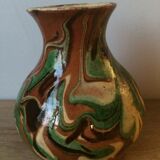Vase en terre cuite émaillée Alsace Soufflenheim Savoie