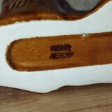 Ceramic lion – Vintage cigarette holder – 1950s–60s