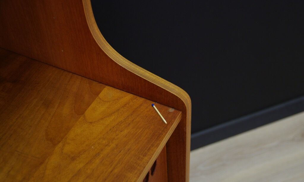 Mid-century retro vintage teak bookcase