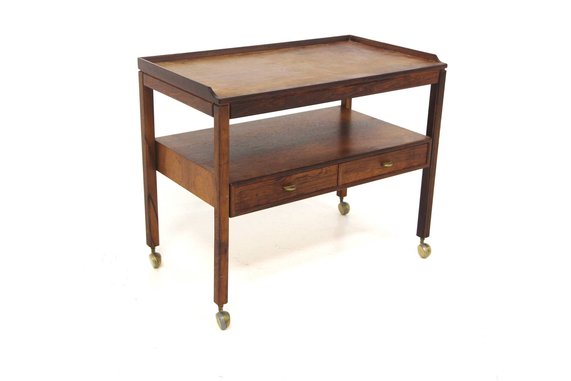 Scandinavian rosewood server "Casino" Engström & Myrstrand for Tingströms, Sweden, 1960