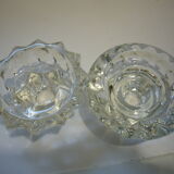 Pair of candlesticks in Crystal