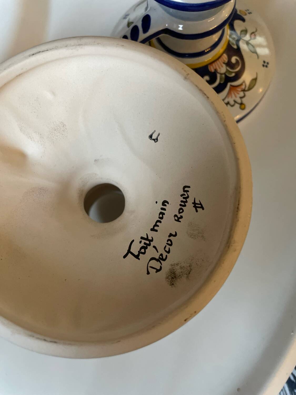 2 Handmade candlesticks Rouen decor