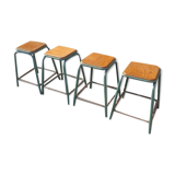 4 industrial stools