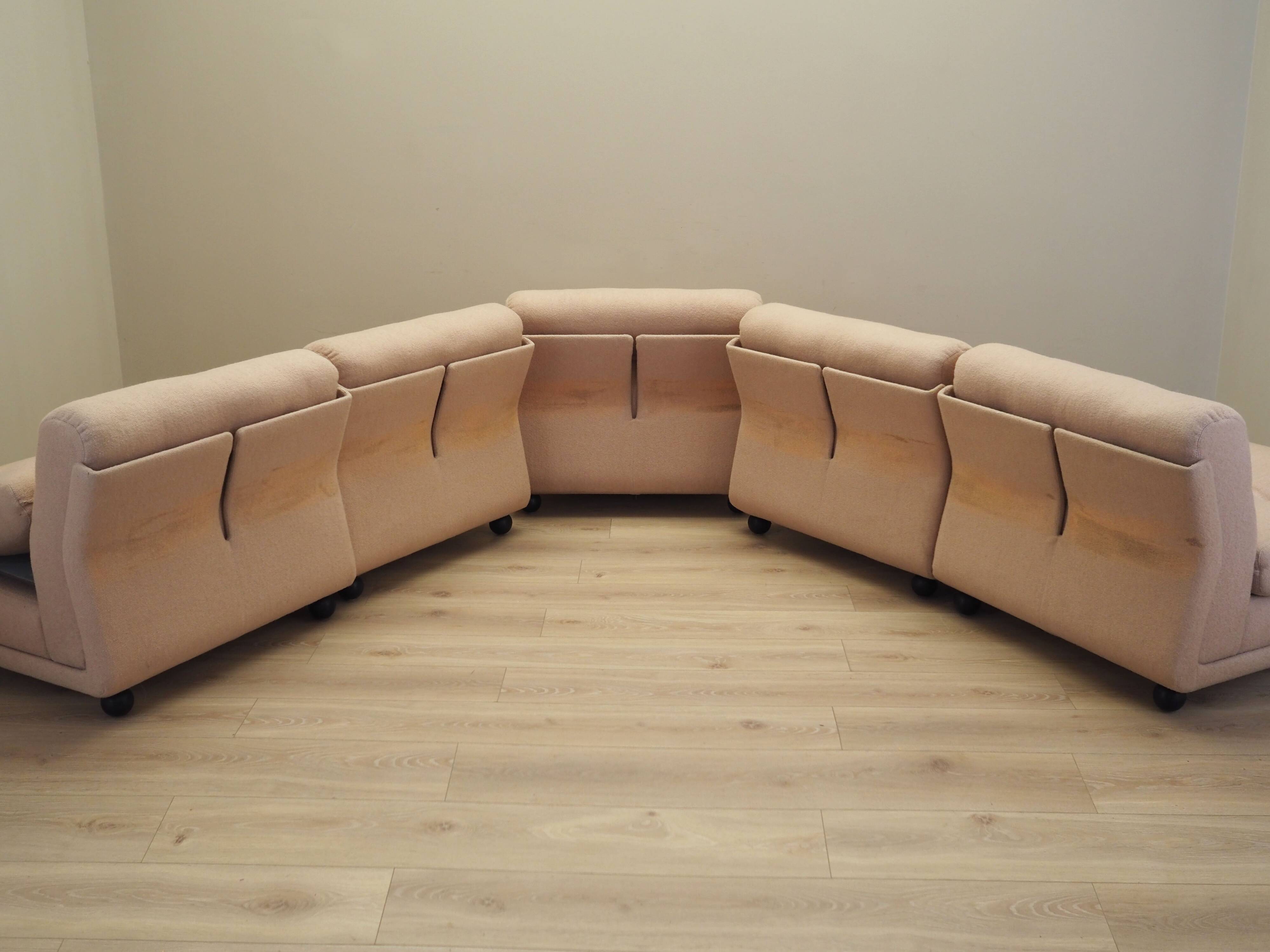 Modular sofa, Italian design, 1970s, designer: Mario Bellini, manufacturer: