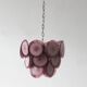 Murano Glass Discs Chandelier from AV Mazzega, 1970s