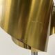Italian Floor Lamp in Brushed Steel and Brass, 1970s