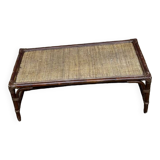 Cane coffee table