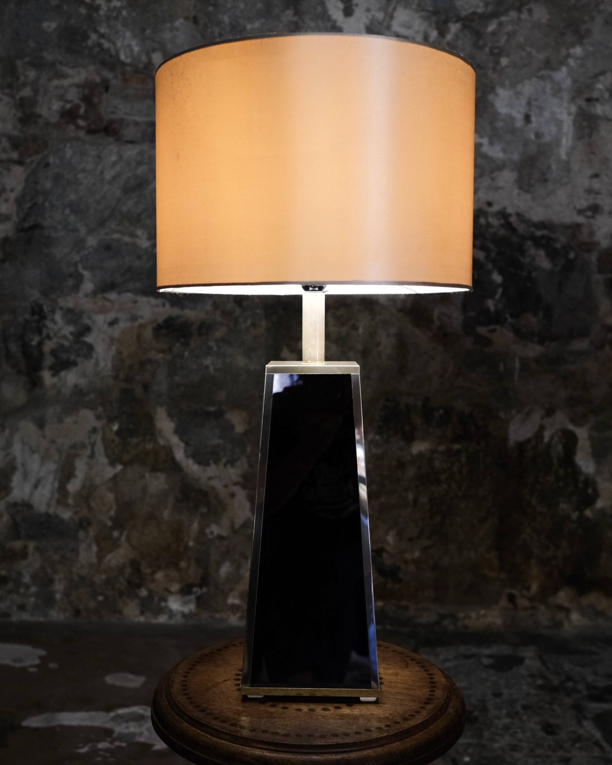 Lampe de table écaille de tortue, France, 1980