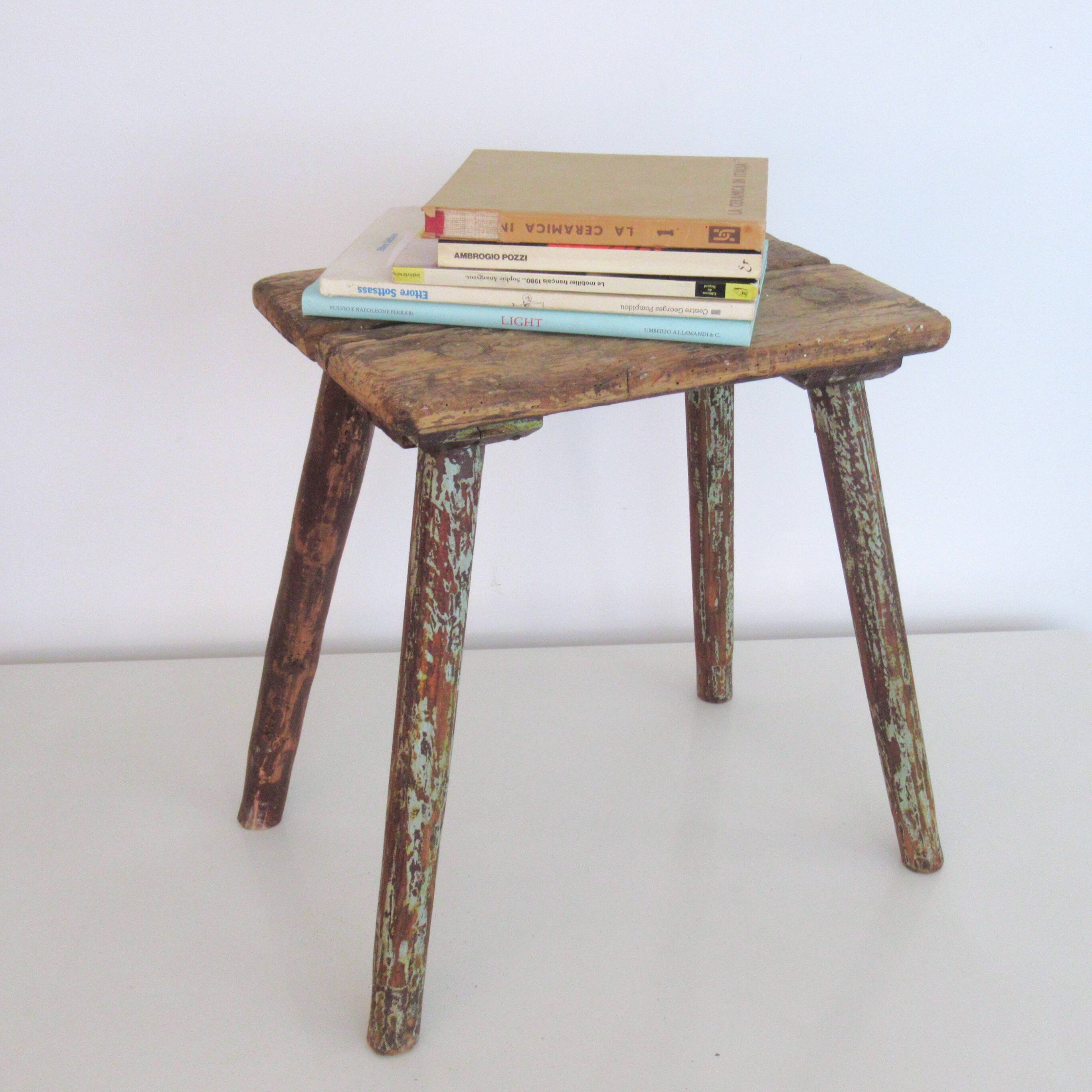 Folk art stool