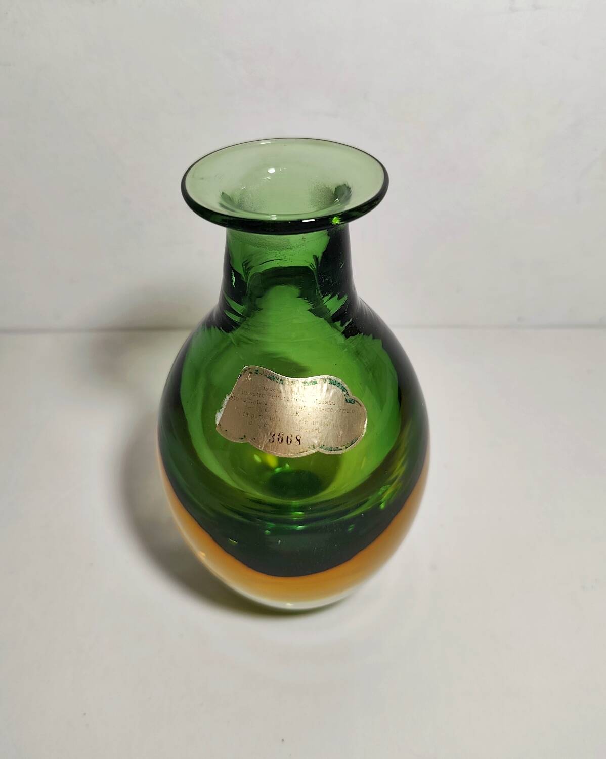 Carafe en cristal de Murano. Italie, années 1960.