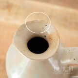 Vintage Ceramic Jug Vase With Autumnal Painting, Fall & Thanksgiving