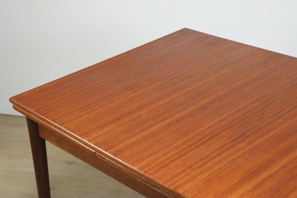 Scandinavian extendable teak dining table, 1960