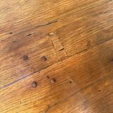 Solid oak kitchen dining room table