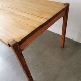 Scandinavian table in fir circa 1960
