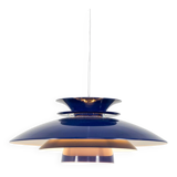 Elegant blue pendant light by Belux