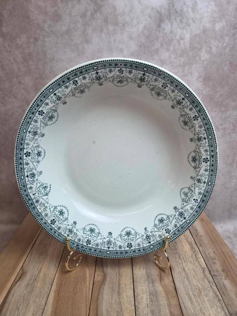 Round deep plate Moulin des Loups – Marceau model