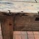 Farm table and pair of benches