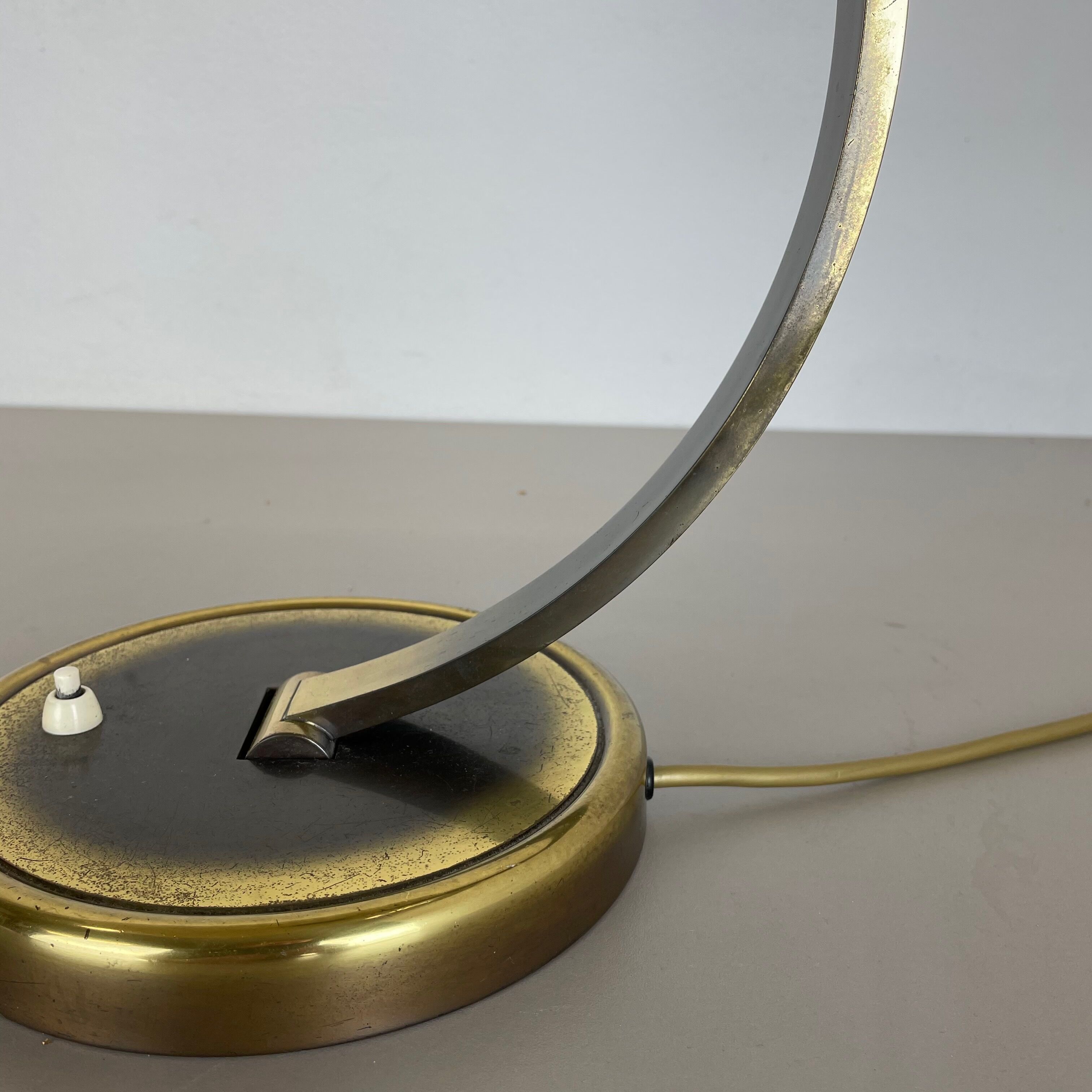 German Brass Kaiser Idell 6751 Bauhaus Desk Light Christian Dell, Germany, 1950s