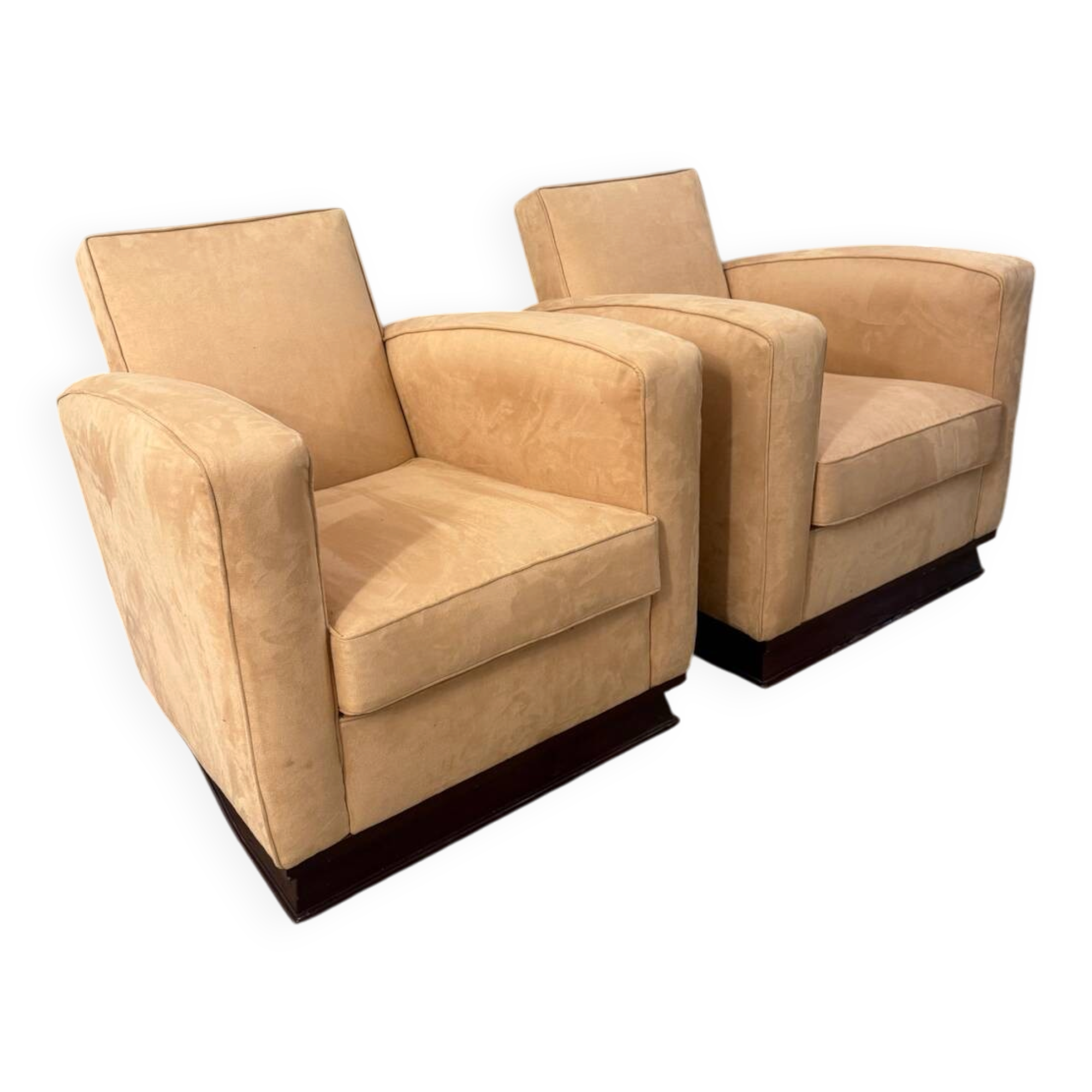 Pair of Art Deco armchairs