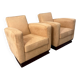 Paire de fauteuils Art Deco