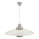 Lyfa pendant lamp from the 1970s, white metal shade, Denmark