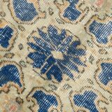 Large Blue Persian Area Rug, 206x294Cm