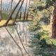 Huile sur panneau vintage