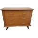 Vintage chest of drawers from the 70s in oak