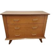 Vintage chest of drawers from the 70s in oak