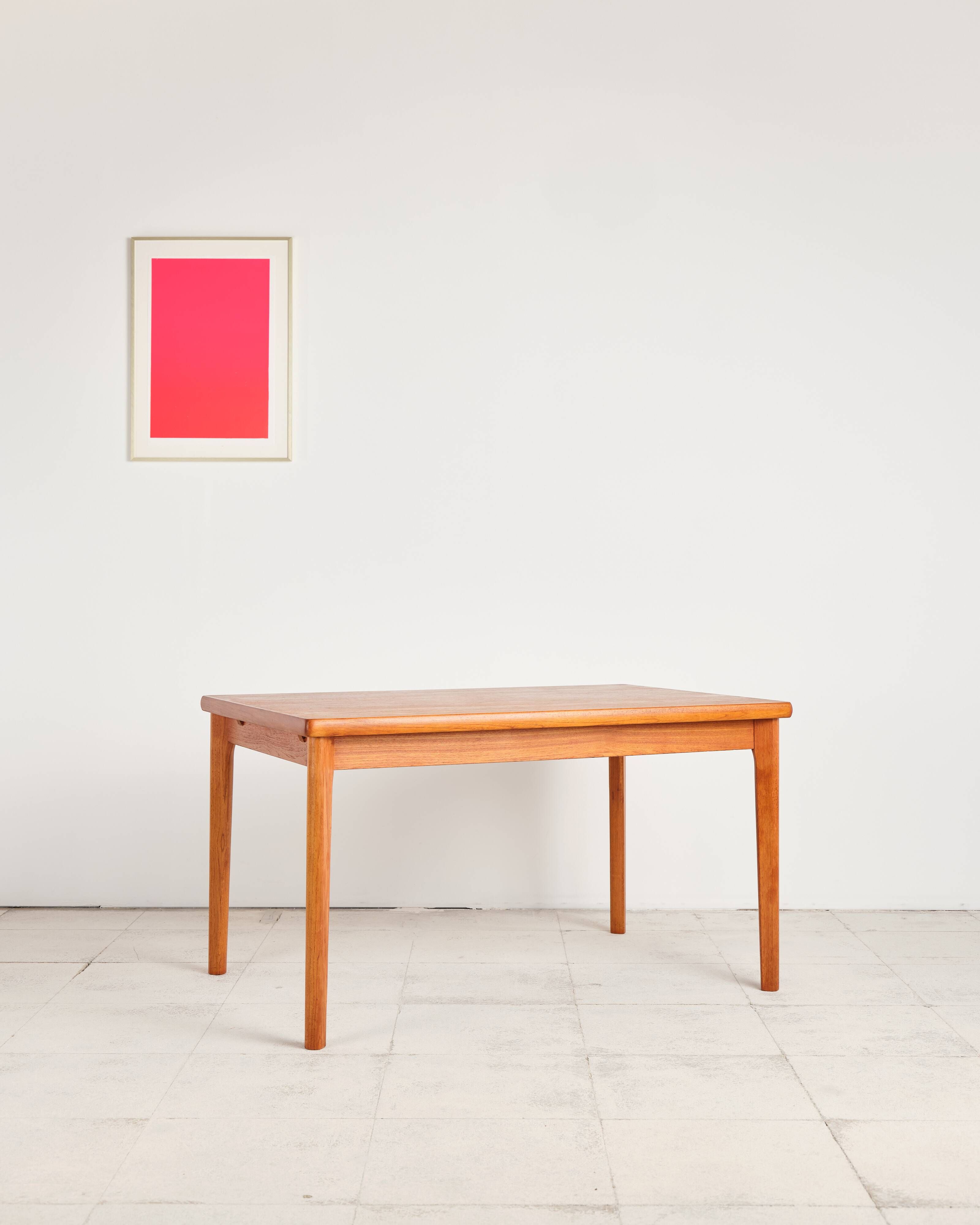 Extendable table by Henning Kjærnulf for Vejle Stole, 1960s.