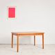 Extendable table by Henning Kjærnulf for Vejle Stole, 1960s.