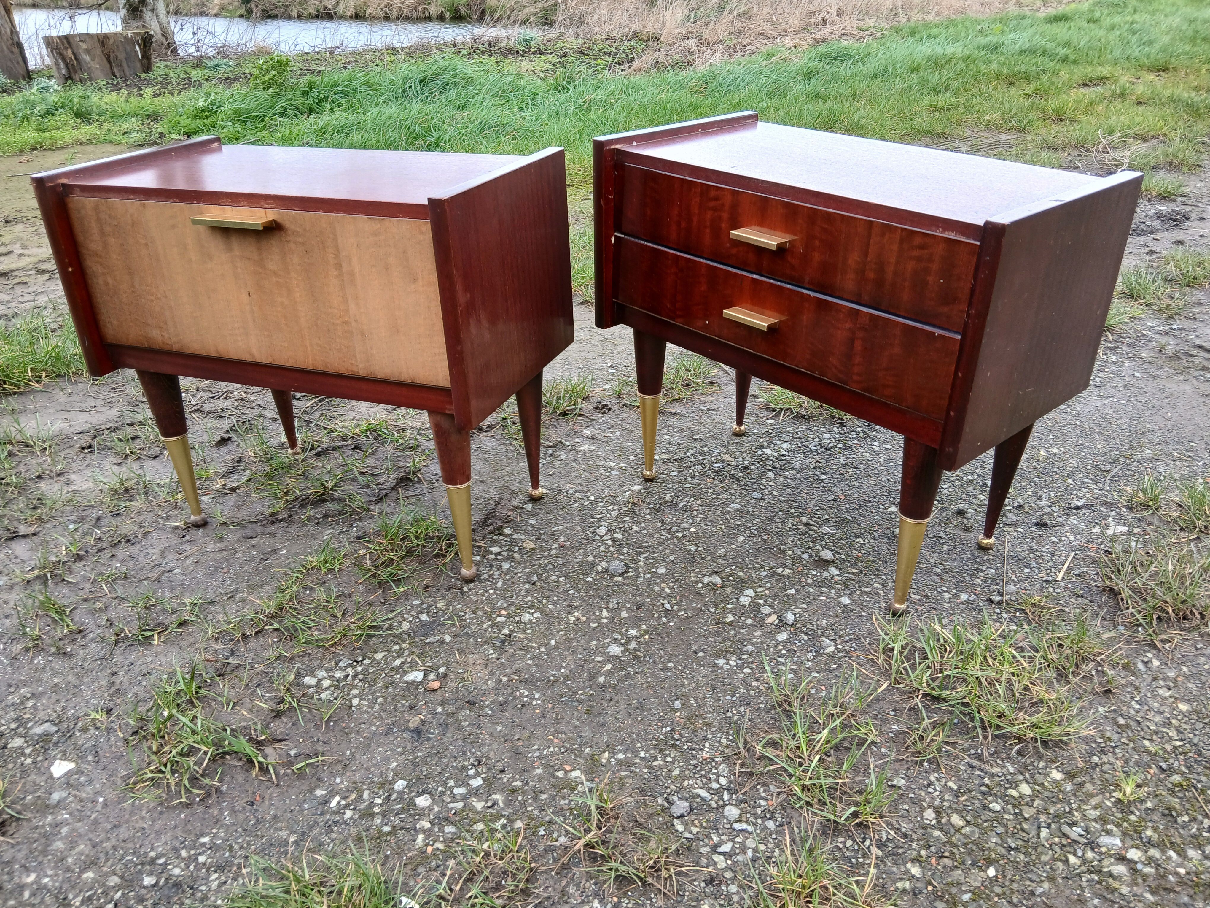 Antique bedside tables