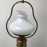Suspension en laiton lampe à huile vintage