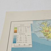 Vintage map of Europe, 1950