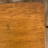 Vintage coffee table on casters