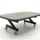 Brutalist coffee table, 1980