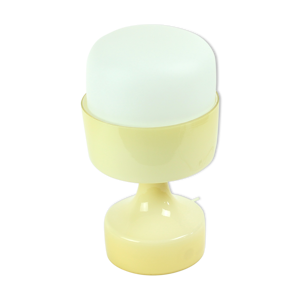 Lampe en verre blanc/crème