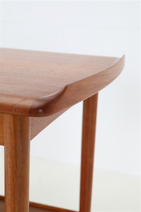Mogens Hansen teak serving trolley with tray / Mid Century / Danish Modern Design / 1960s