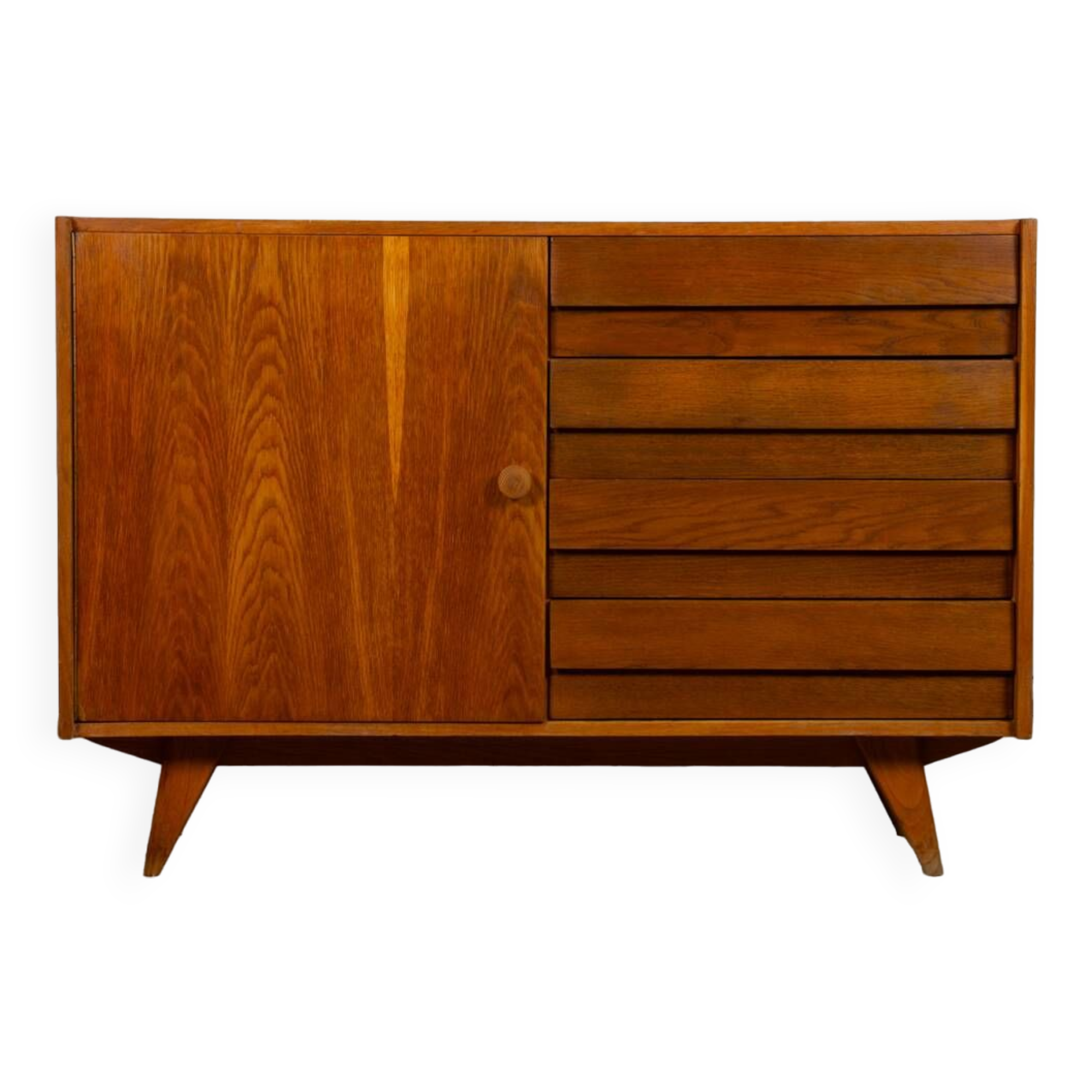 Vintage chest of drawers, Jiroutek for Interier Praha, model U-458, circa 1960