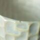 Cache pot en faience effet nacre vintage