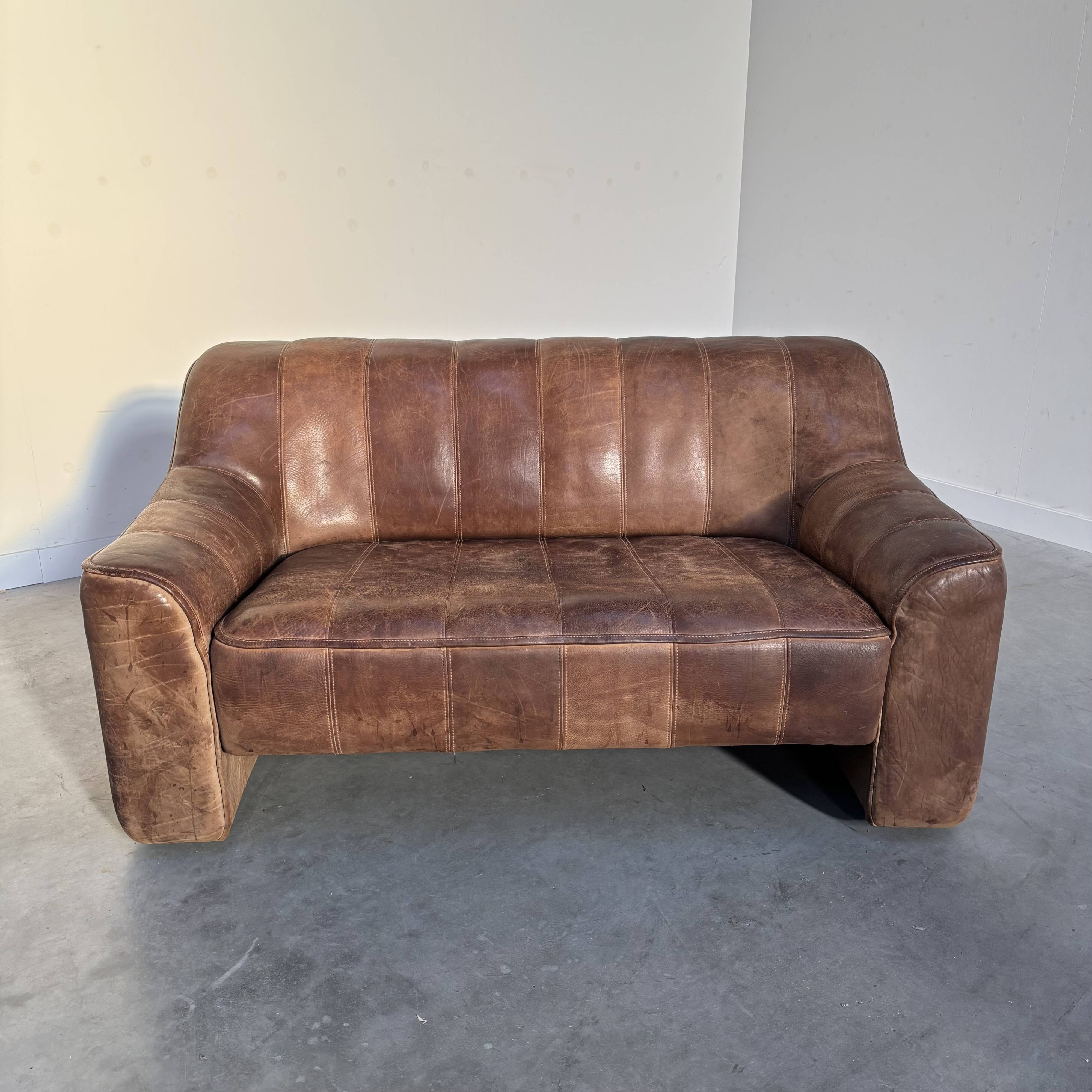 De Sede DS44 two seat sofa, 1970s