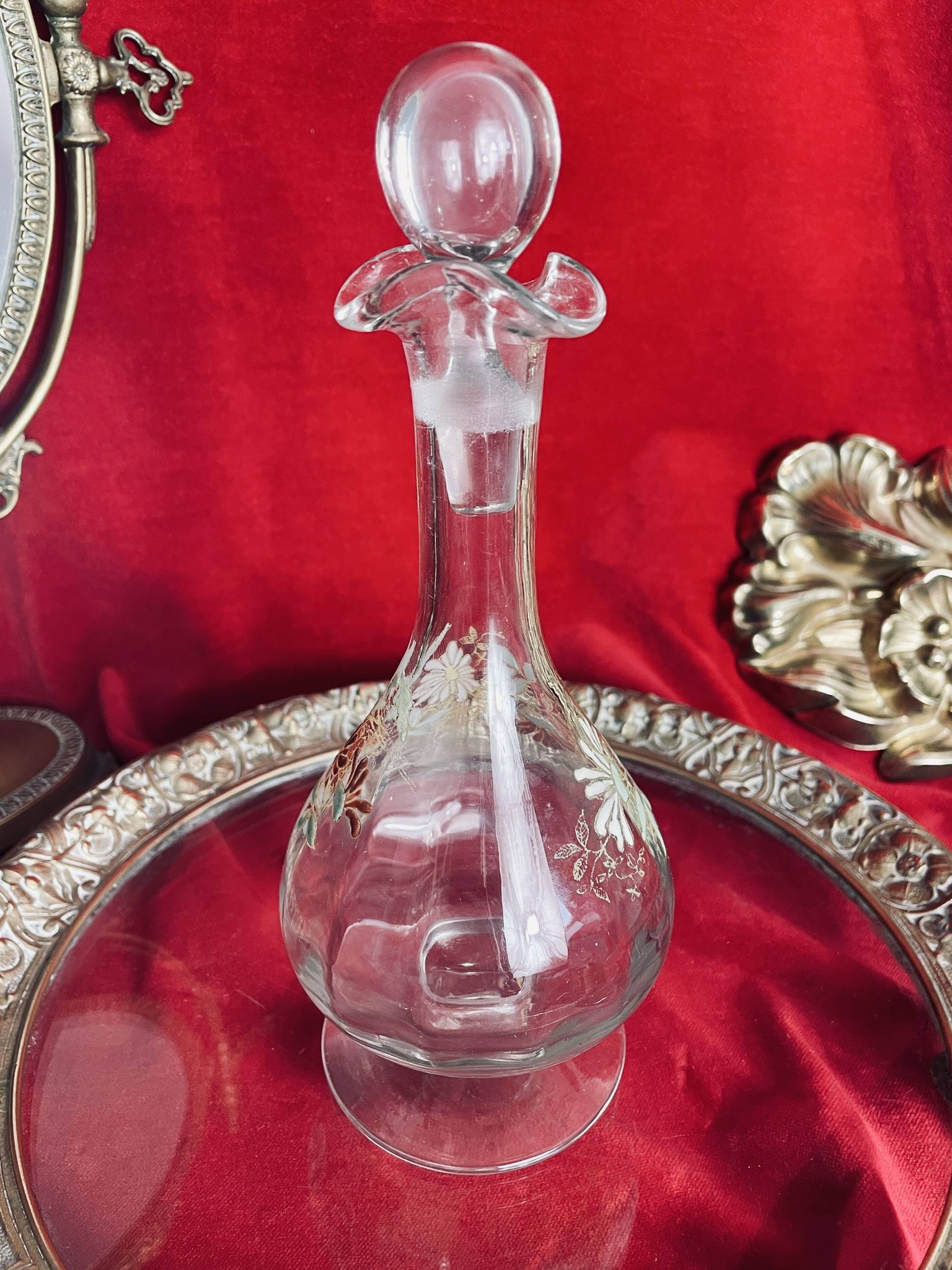 Old Legras Art Nouveau carafe
