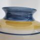 Hand-painted ceramic vase with floral decoration – H 33 cm