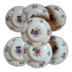 7 assiettes creuses anciennes Digoin et Sarreguemines 